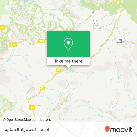 قلعة مراد العثمانية map