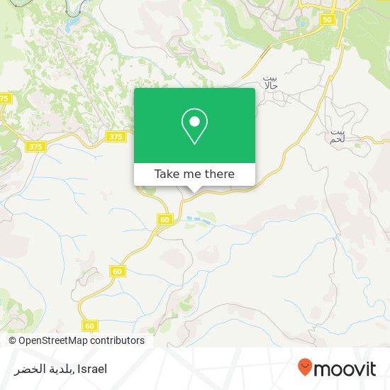 بلدية الخضر map