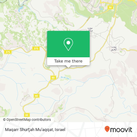 Maqarr Shurţah Mu’aqqat map