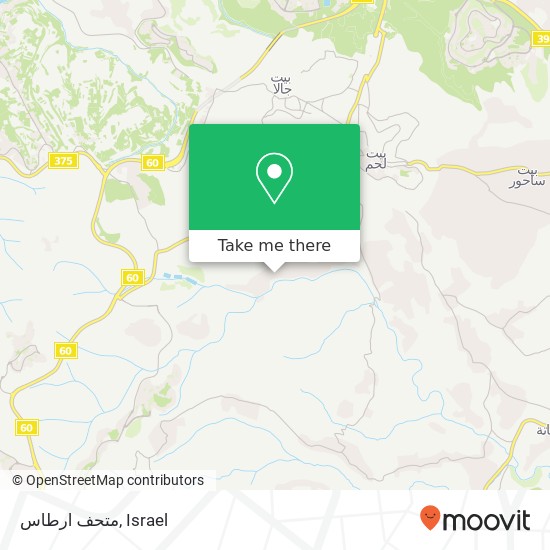 متحف ارطاس map