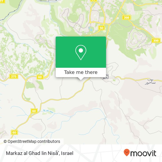 Карта Markaz al Ghad lin Nisā’