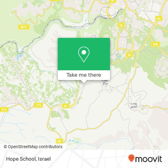 Hope School map