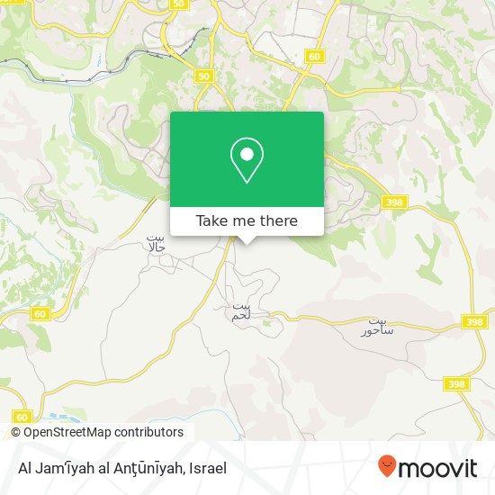 Карта Al Jam‘īyah al Anţūnīyah