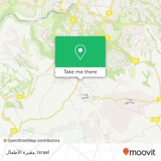 مقبرة الأطفال map