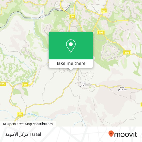 مركز الأمومة map