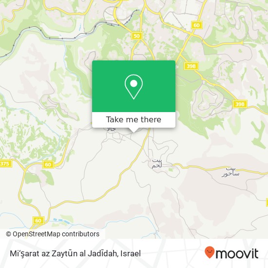 Карта Mi‘şarat az Zaytūn al Jadīdah
