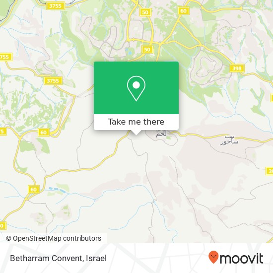 Betharram Convent map