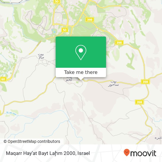 Maqarr Hay’at Bayt Laḩm 2000 map