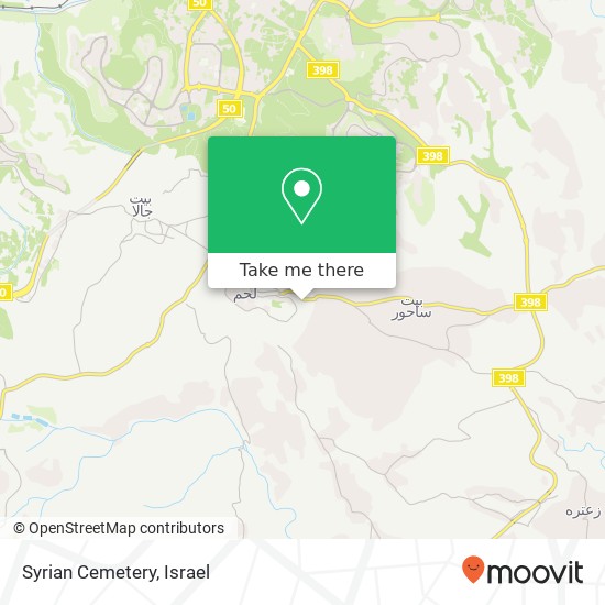 Syrian Cemetery map