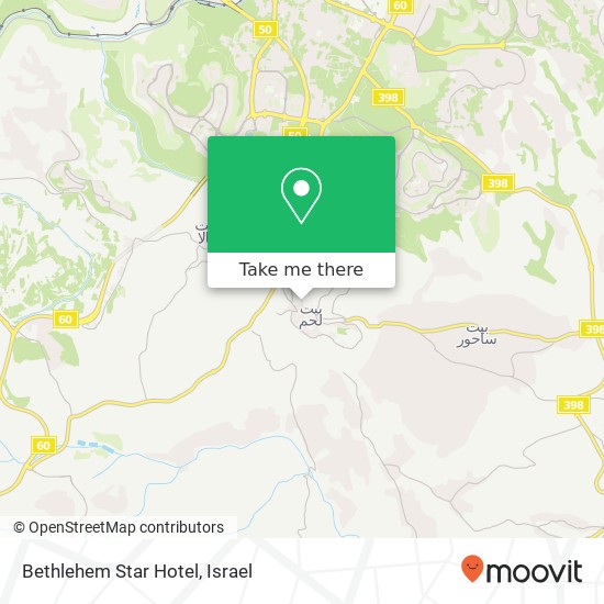 Bethlehem Star Hotel map