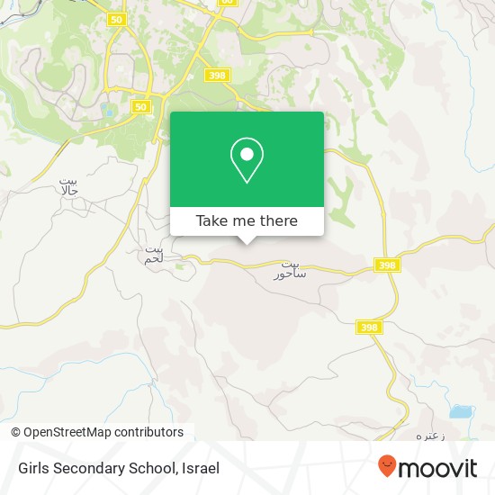 Girls Secondary School map