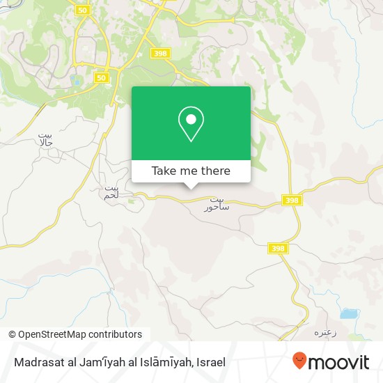 Карта Madrasat al Jam‘īyah al Islāmīyah