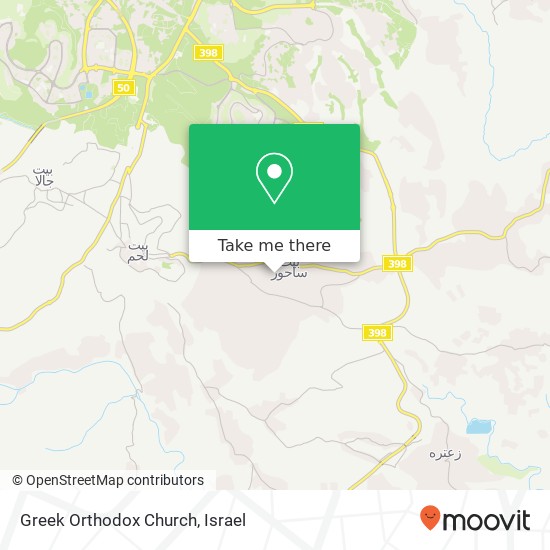 Greek Orthodox Church map