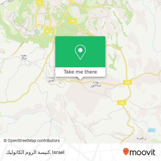 كنيسة الروم الكاثوليك map