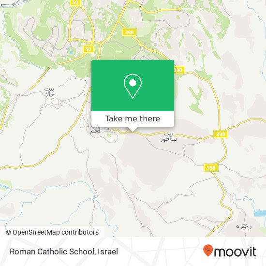 Roman Catholic School map