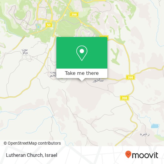 Lutheran Church map