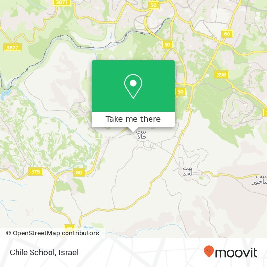 Chile School map