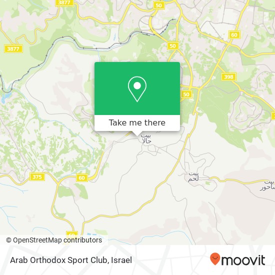 Arab Orthodox Sport Club map