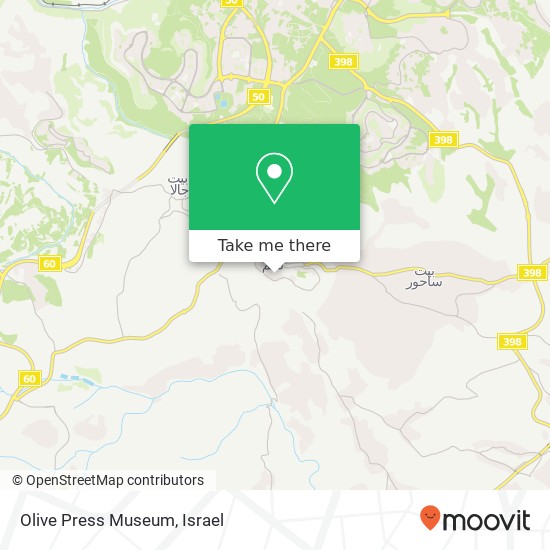 Olive Press Museum map