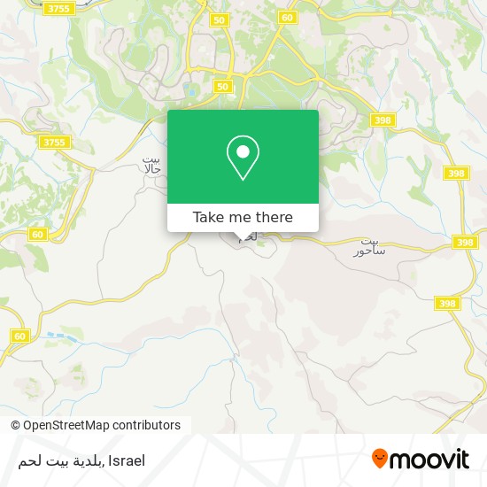 بلدية بيت لحم map