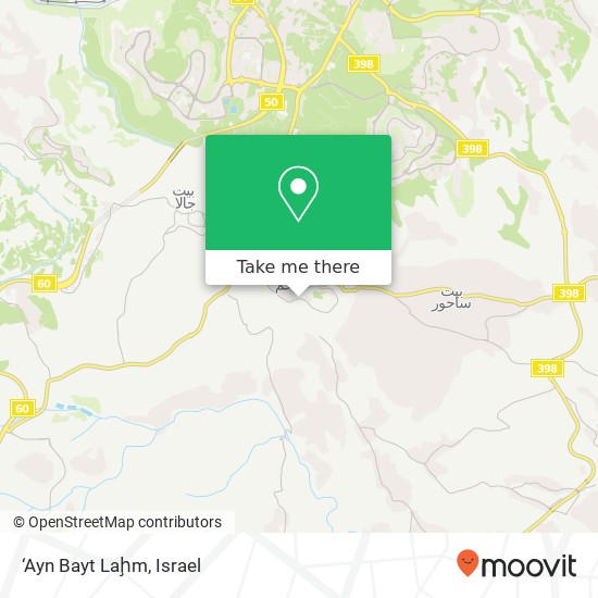 Карта ‘Ayn Bayt Laḩm