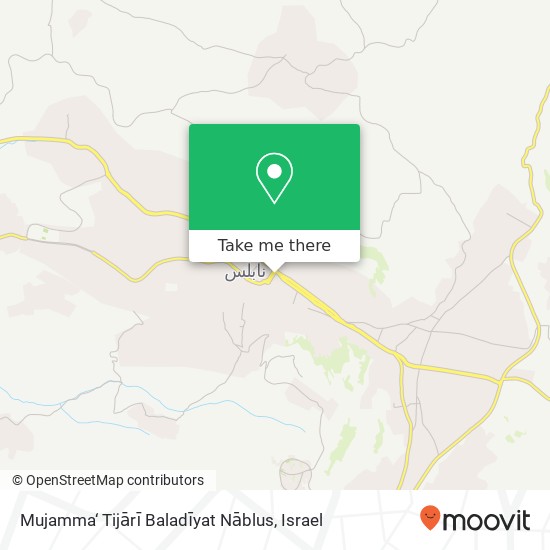 Mujamma‘ Tijārī Baladīyat Nāblus map