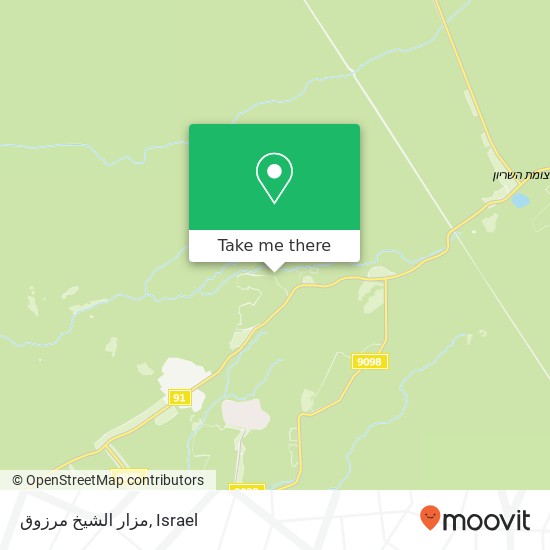 Карта مزار الشيخ مرزوق