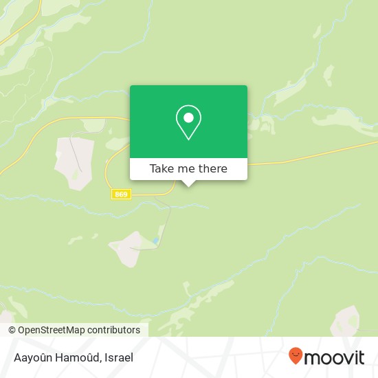 Aayoûn Hamoûd map