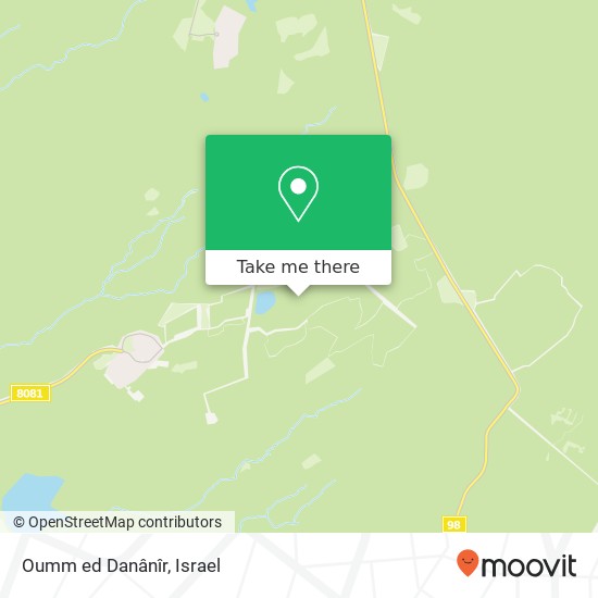 Oumm ed Danânîr map