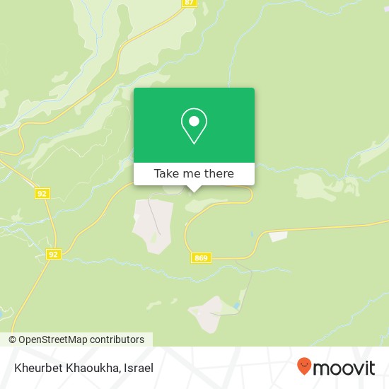 Карта Kheurbet Khaoukha