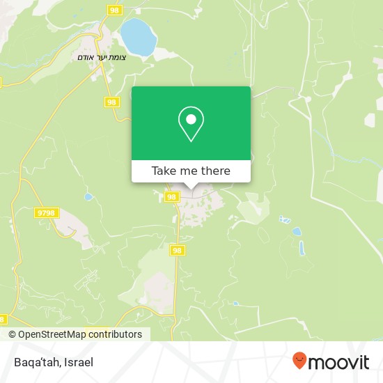Baqa‘tah map