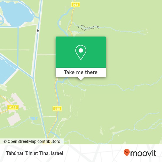 Tâhûnat ‘Ein et Tina map