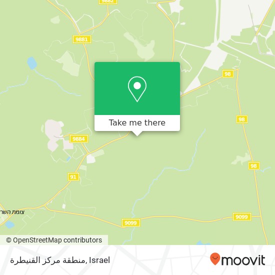 منطقة مركز القنيطرة map