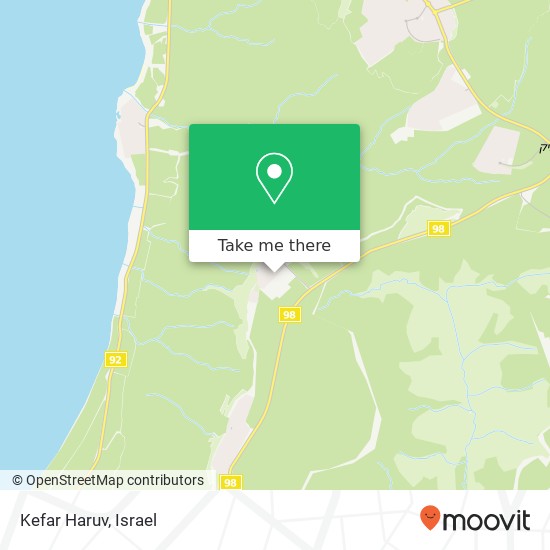 Карта Kefar Haruv