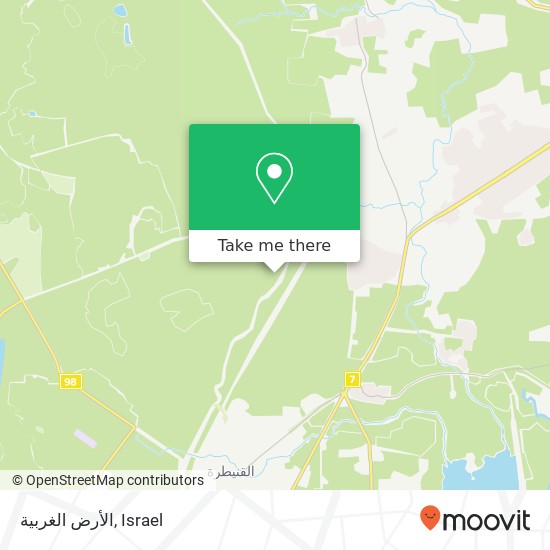 الأرض الغربية map