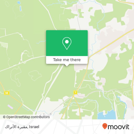 مقبرة الأتراك map