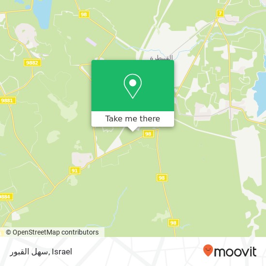 سهل القبور map