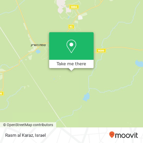 Rasm al Karaz map