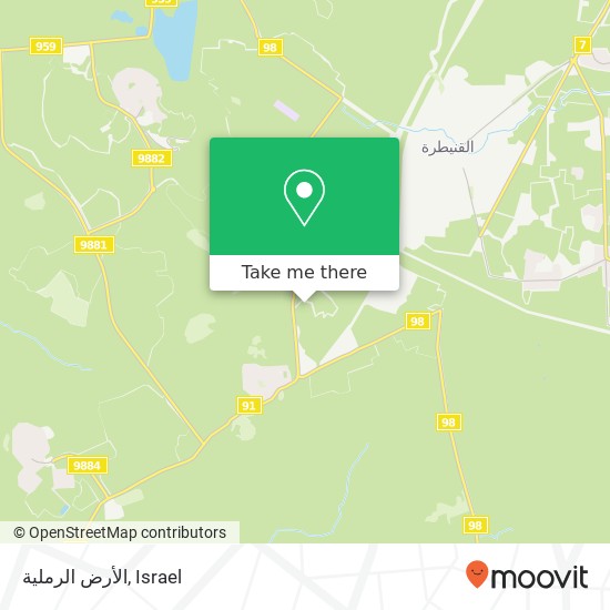 الأرض الرملية map