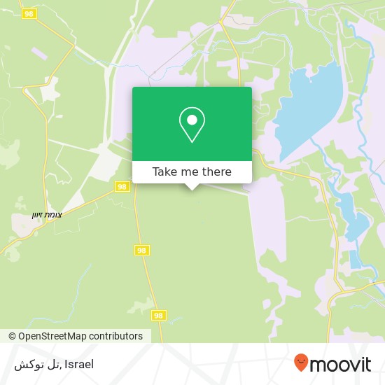 تل توكش map