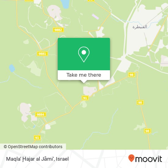 Карта Maqla‘ Ḩajar al Jāmi‘