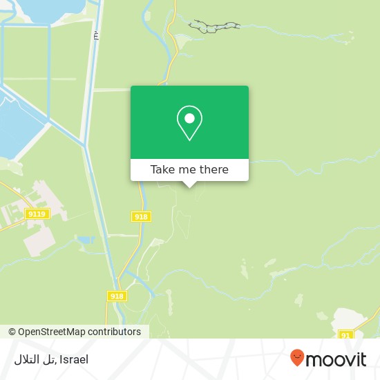 تل التلال map