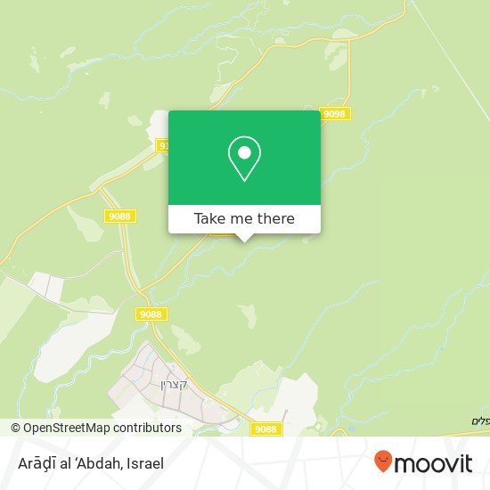 Arāḑī al ‘Abdah map