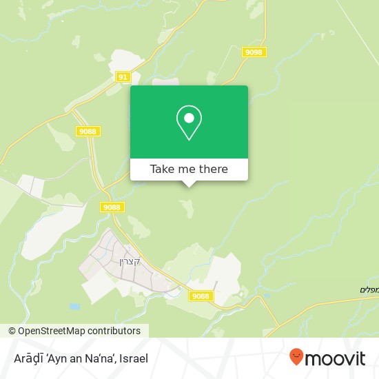Arāḑī ‘Ayn an Na‘na‘ map