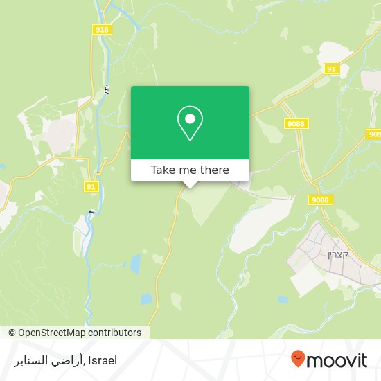 أراضي السنابر map