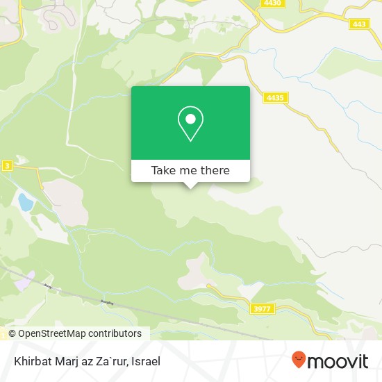 Khirbat Marj az Za`rur map