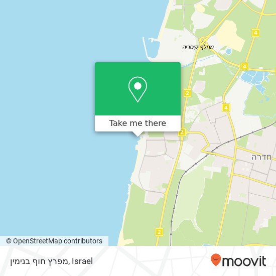 מפרץ חוף בנימין map