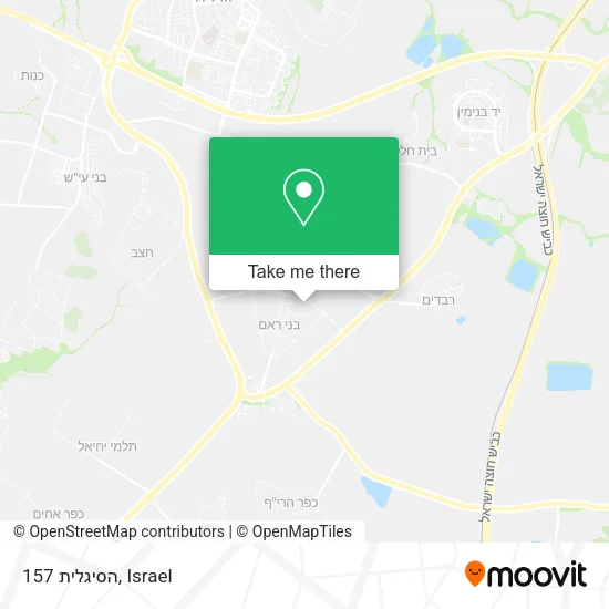 Карта הסיגלית 157