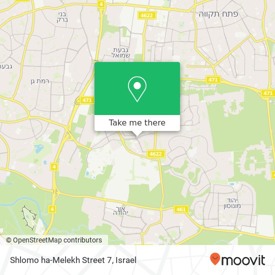 Shlomo ha-Melekh Street 7 map