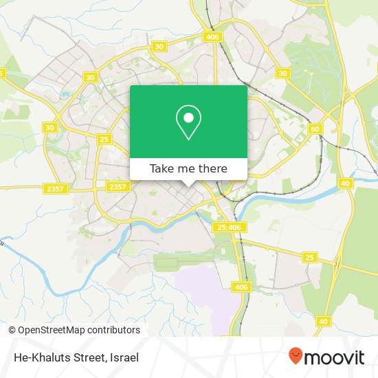 He-Khaluts Street map